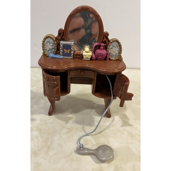 Vtg FISHER PRICE LOVING FAMILY DOLLHOUSE FURNITURE 2004 2006 6 Pcs VGUC Sink Bed - Picture 2 of 15